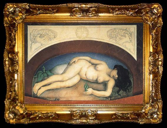 framed  Diego Rivera Virgin, ta009-2